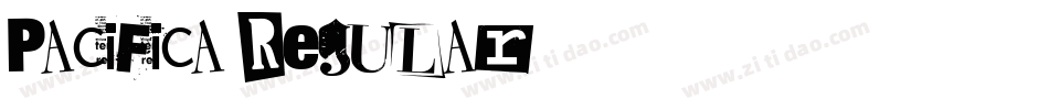 Pacifica Regular字体转换